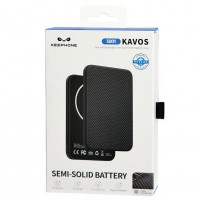 Powerbank магнитный с MagSafe Keephone Kavos Semi-Solid Battery 5000mAh (Norra) чёрный