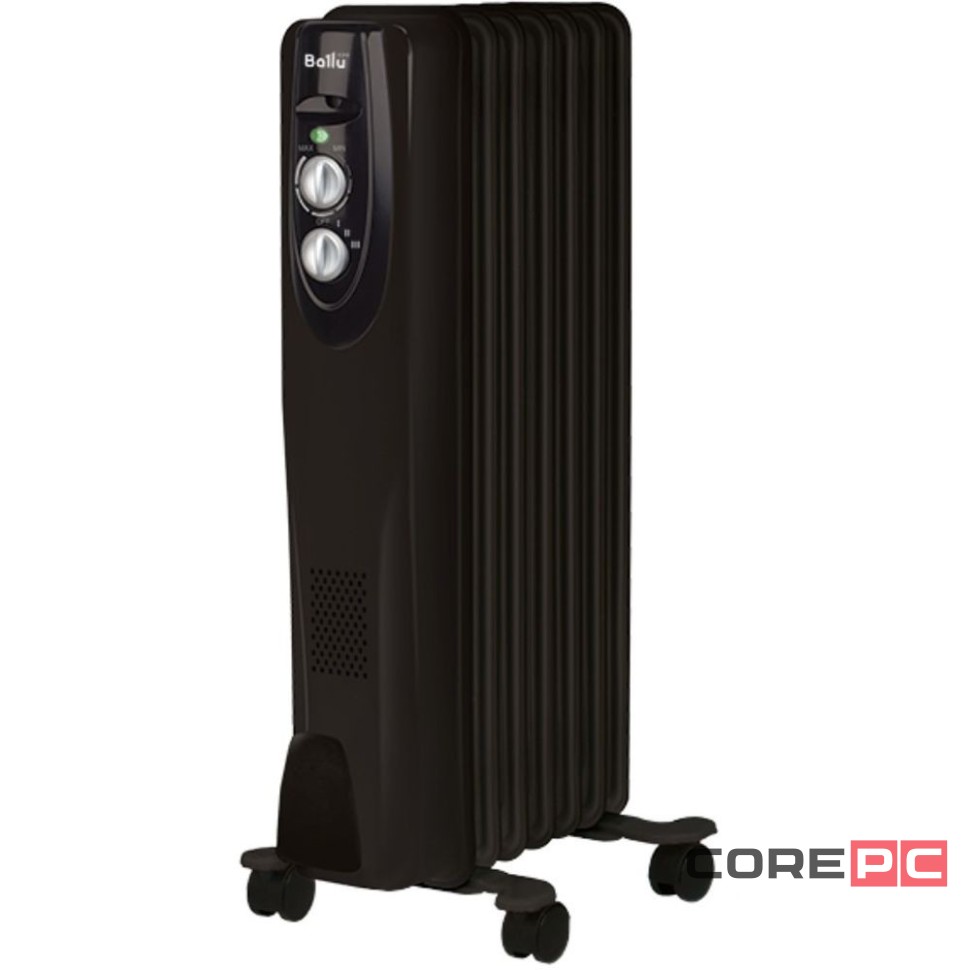 Масляный радиатор Ballu Classic black BOH/CL-07BRN 1500 (7 секций)