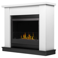Биокамин Firelight BFP/P-1015 XS+Canto Long белый, черный