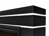 Портал Firelight Moderno 30 шпон чёрный дуб