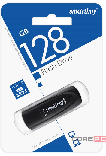 USB флеш накопитель SmartBuy 128GB Scout (SB128GB3SCK) черный