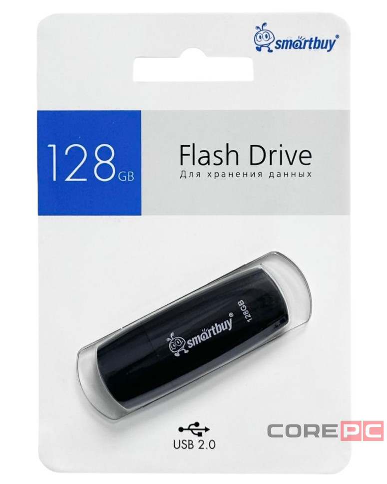 USB флеш накопитель SmartBuy 128GB Scout (SB128GB3SCK) черный