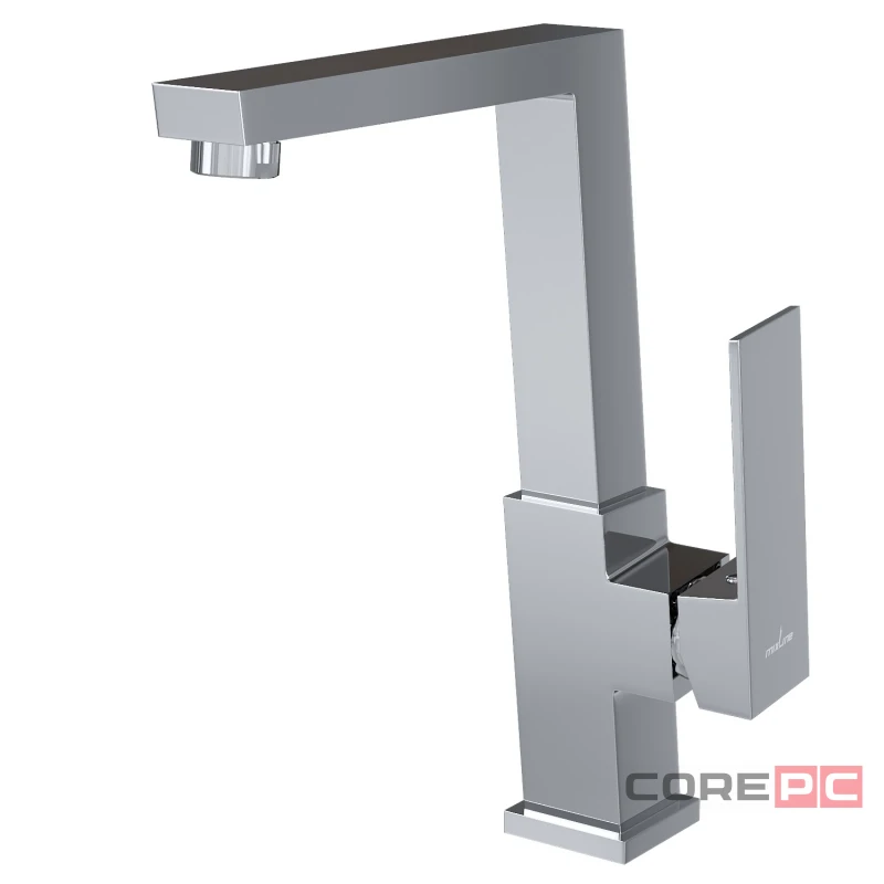 Смеситель для кухни MIXLINE МЛ20-032/ML20-032, рычажное управление, цвет хром