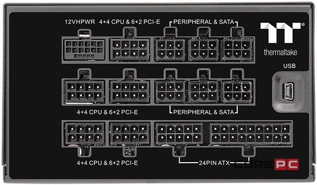 Блок питания Thermaltake 1250W TOUGHPOWER iRGB PLUS PS-TPI-1250F3FDTE-1