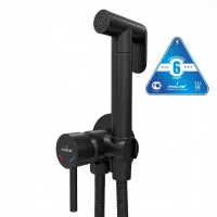 Смеситель для гигиенического душа MIXLINE МЛ31-081Ч/ML31-081BL, рычажное управление, цвет хром