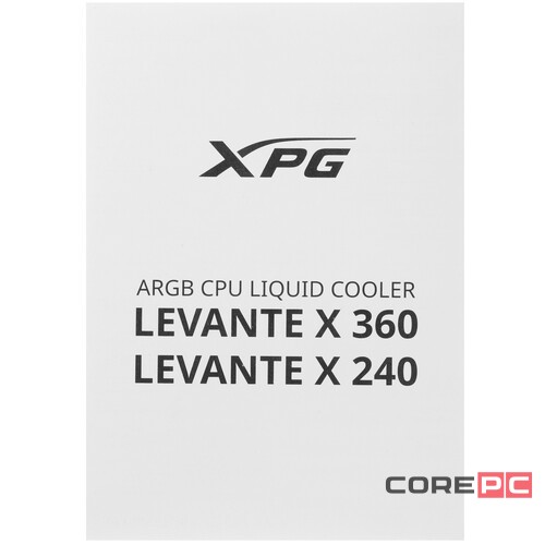 Система жидкостного охлаждения для процессора ADATA XPG Levante X 360 (LEVANTEX360-BKCWW)