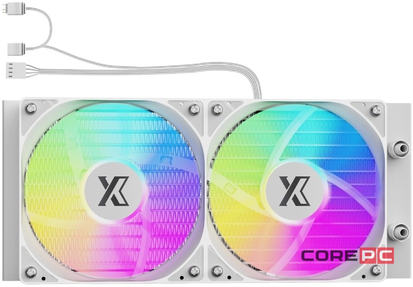 Система жидкостного охлаждения для процессора XASTRA LP240 ARGB WH White (LP240-WHAFXX-GL)