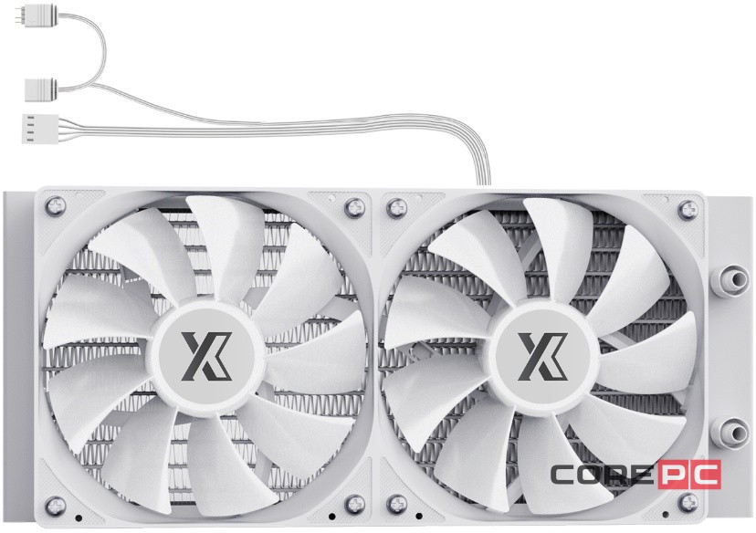 Система жидкостного охлаждения для процессора XASTRA LP240 ARGB WH White (LP240-WHAFXX-GL)