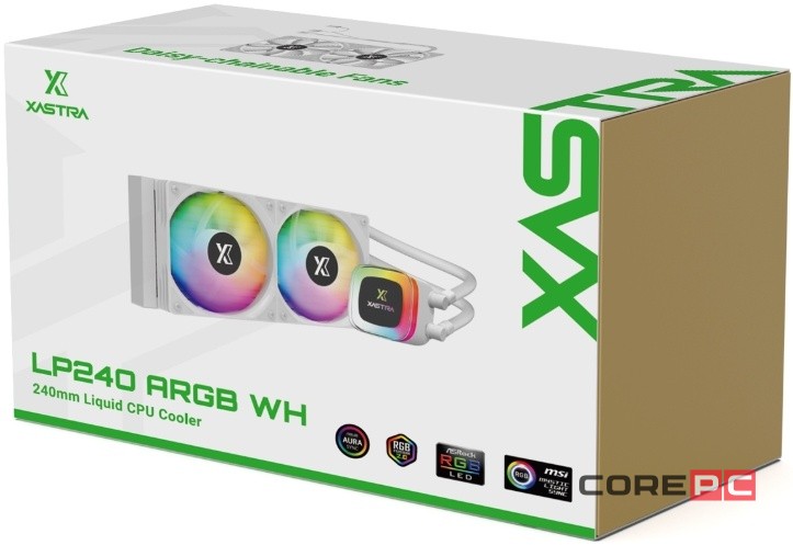 Система жидкостного охлаждения для процессора XASTRA LP240 ARGB WH White (LP240-WHAFXX-GL)