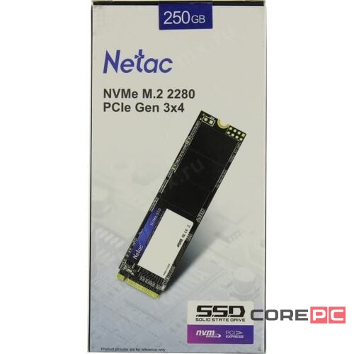 Твердотельный накопитель NETAC 250 Gb NT01N950E-250G-E4X
