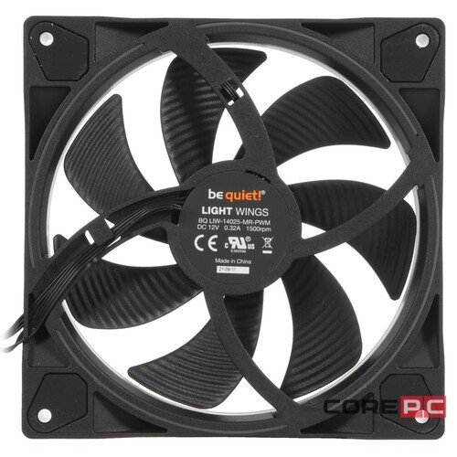 Корпусной вентилятор Be Quiet! LIGHT WINGS 140mm BL074