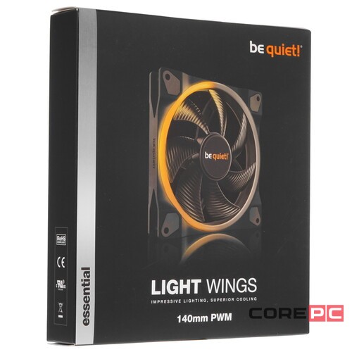 Корпусной вентилятор Be Quiet! LIGHT WINGS 140mm BL074