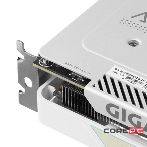Видеокарта Gigabyte (GV-N4060AERO OC-8GD) GeForce RTX 4060 8GB AERO OC