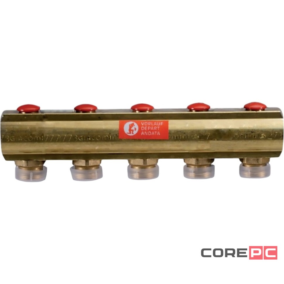 Коллектор Giacomini с отсечными клапанами 1quot; x 18 /5, R553SY005