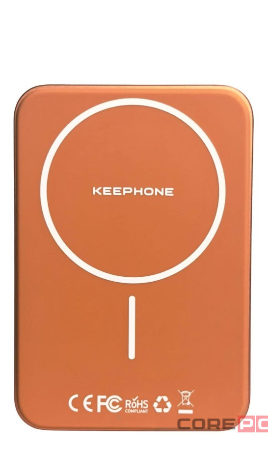 Powerbank магнитный с MagSafe Keephone Brendy Norra 5000mAh оранжевый