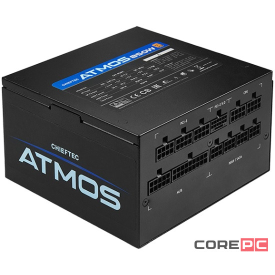 Блок питания Chieftec 750W Atmos Black (CPX-750FC) 16 Pin (PCIe 5.0 Connector Cable Details)