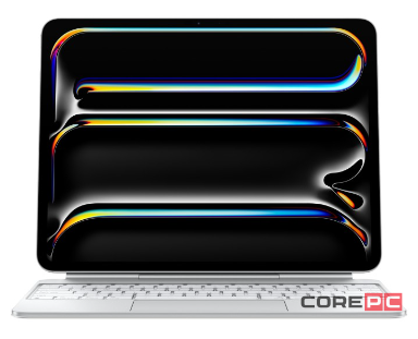 Клавиатура Apple Magic Keyboard with Trackpad для iPad Pro 11 (2024) русская (нейлон с подставкой) (белый) (MWR03)