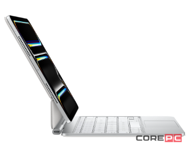 Клавиатура Apple Magic Keyboard with Trackpad для iPad Pro 11 (2024) русская (нейлон с подставкой) (белый) (MWR03)