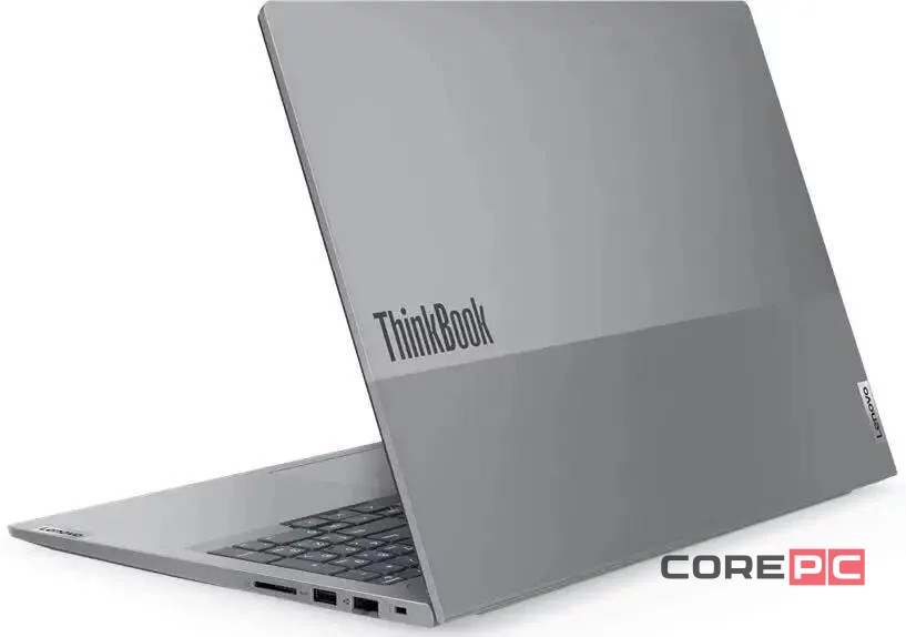 Ноутбук Lenovo ThinkBook 16 Gen 6 21KK0021US (Ryzen 7 7730U/16GB/1024GB SSD/16.0"/1920x1200/AMD Radeon/Windows 11 Home) Серый