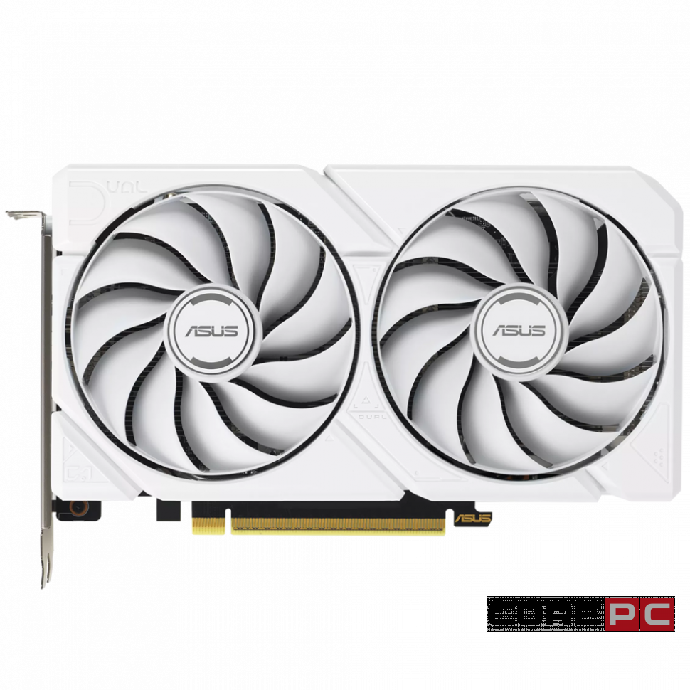 Видеокарта ASUS (DUAL-RX9060XT-16G-WHITE) Radeon RX 9060 XT 16GB DUAL WHITE (90YV0LG3-M0NA00)