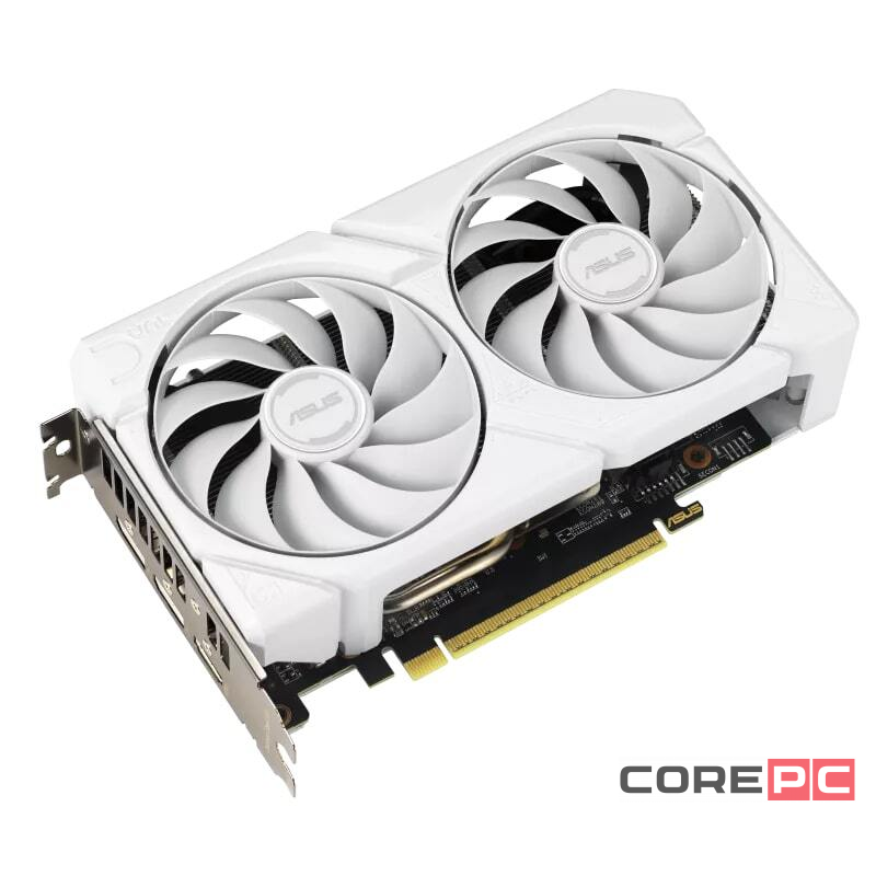 Видеокарта ASUS (DUAL-RX9060XT-16G-WHITE) Radeon RX 9060 XT 16GB DUAL WHITE (90YV0LG3-M0NA00)