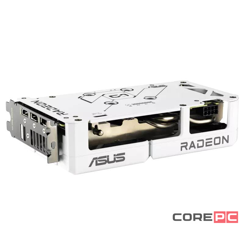 Видеокарта ASUS (DUAL-RX9060XT-16G-WHITE) Radeon RX 9060 XT 16GB DUAL WHITE (90YV0LG3-M0NA00)