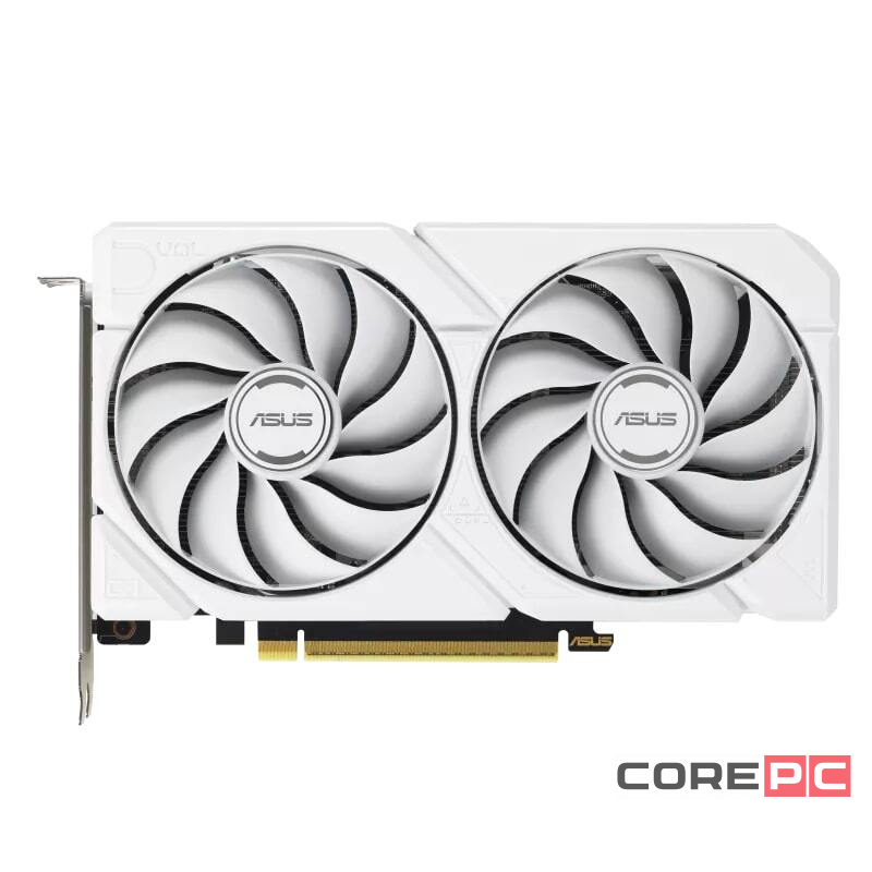 Видеокарта ASUS (DUAL-RX9060XT-16G-WHITE) Radeon RX 9060 XT 16GB DUAL WHITE (90YV0LG3-M0NA00)