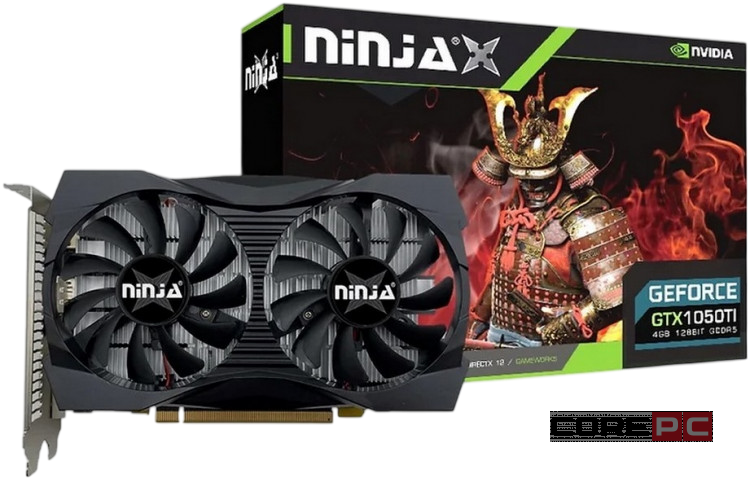 Видеокарта Sinotex Ninja (NF105TI45F) GeForce GTX 1050 Ti 4GB