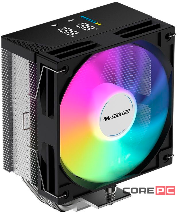 Кулер для процессора Coolleo Etian Digital ARGB Black (CL-P50i-DIG-ARGB)