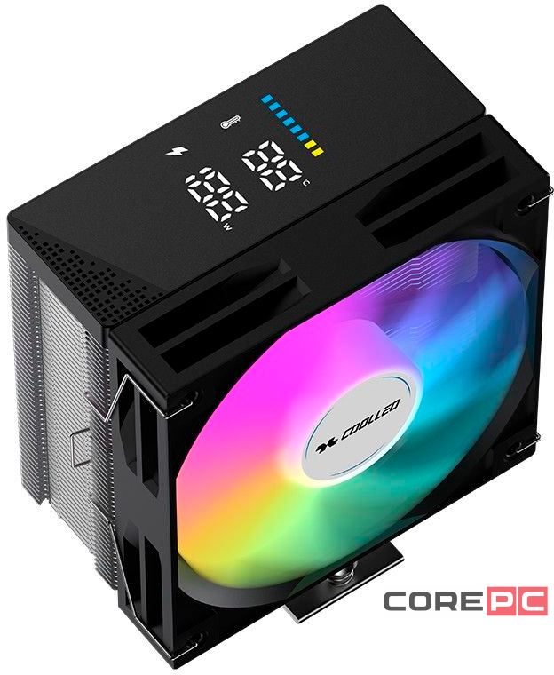 Кулер для процессора Coolleo Etian Digital ARGB Black (CL-P50i-DIG-ARGB)
