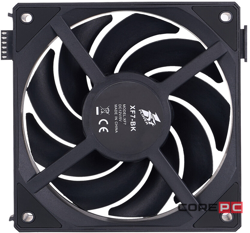Вентилятор для корпуса 1STPLAYER XF7 ARGB Black (XF7-BK-1IN1)