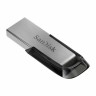 3.0 USB флеш накопитель SanDisk 128GB Ultra Flair (SDCZ73-128G-G46) металл чер/серебро
