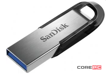 3.0 USB флеш накопитель SanDisk 128GB Ultra Flair (SDCZ73-128G-G46) металл чер/серебро