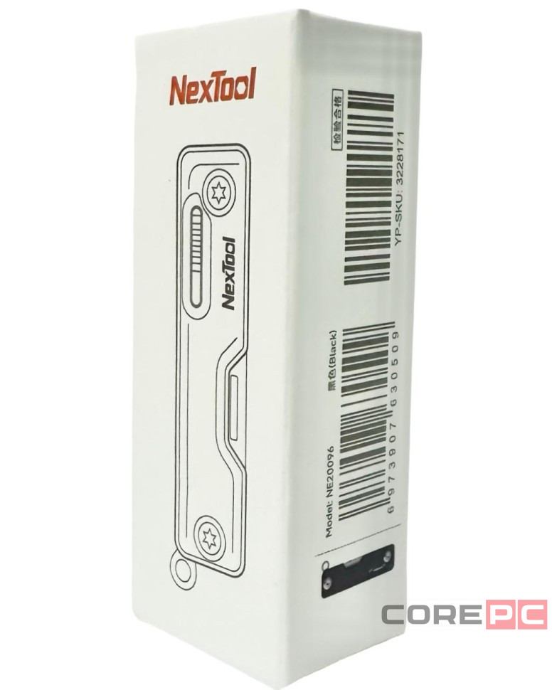 Мультитул Xiaomi NexTool Multifunction mini-knife NE20096 черный