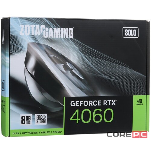 Видеокарта ZOTAC (ZT-D40600G-10L) GeForce RTX 4060 8GB SOLO