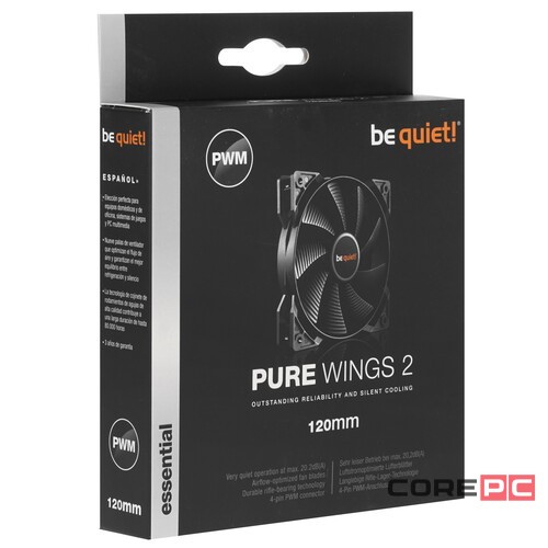 Корпусной вентилятор Be Quiet! PURE WINGS 2 120mm PWM BL039