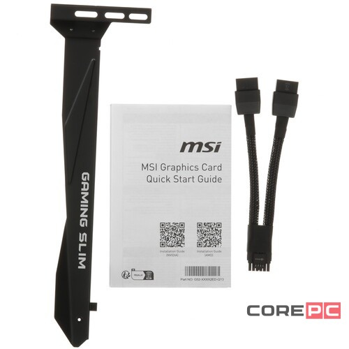 Видеокарта MSI (RTX 4070 SUPER 12G GAMING SLIM) GeForce RTX 4070 SUPER 12GB GAMING SLIM