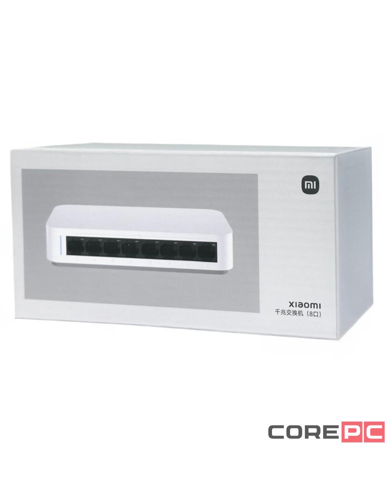 Коммутатор Xiaomi Gigabit Switch 8 ports (SW-108G) белый