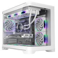 Компьютерный корпус 1STPLAYER UVIEW UV6 White (UV6-WH)