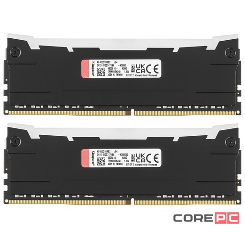 Оперативная память 64 Gb 3200 MHz Kingston FURY Renegade RGB XMP Black (KF432C16RB2AK2/64)
