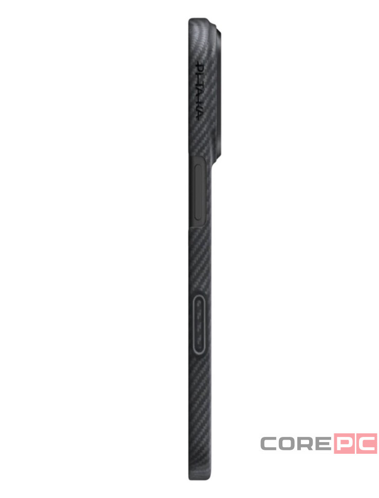 Накладка для i-Phone 17 Pro Max Pitaka Ultra Slim case черно-серая