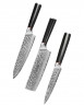 Набор кухонных ножей Xiaomi Spetime 3-Piece Steel Kitchen Knife Set W03-GS (3 ножей) черный
