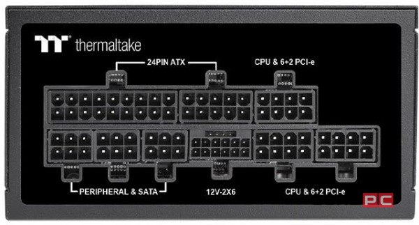 Блок питания Thermaltake 750W TOUGHPOWER SFX 750 (PS-STP-0750FNFAPE-1) 16 Pin (PCIe 5.0 Connector Cable Details)