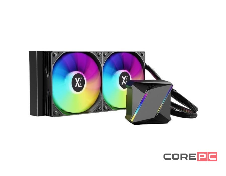 Система жидкостного охлаждения для процессора XASTRA LM240 ARGB BK (LM240-BKAFXX-GL)