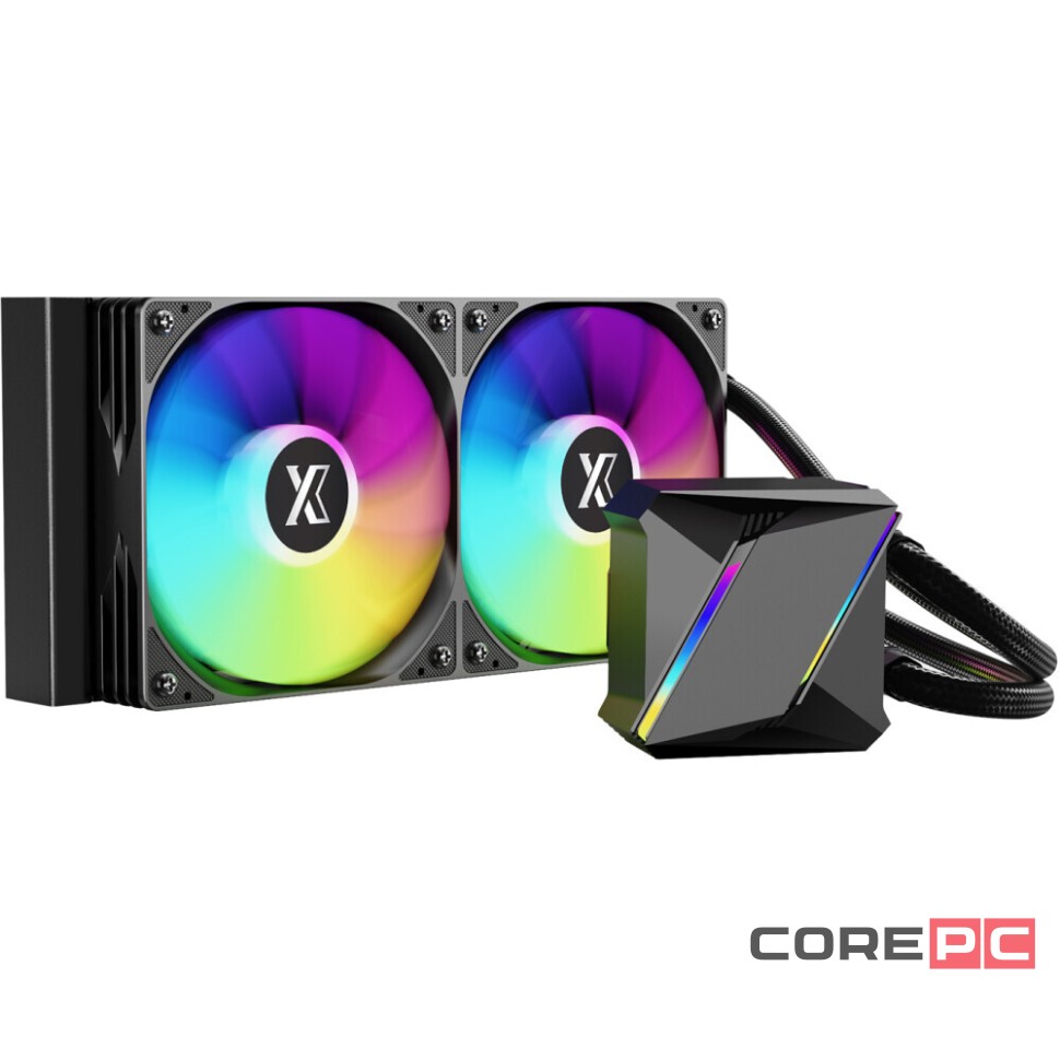 Система жидкостного охлаждения для процессора XASTRA LM240 ARGB BK (LM240-BKAFXX-GL)