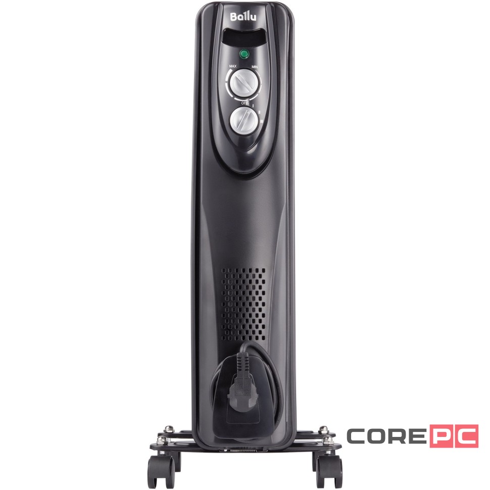 Масляный радиатор Ballu Classic black BOH/CL-09BRN 2000 (9 секций)