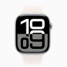 Apple Watch Series 10 42mm Silver Aluminum Case with Light Blush Sport Band (M/L)