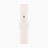 Apple Watch Series 10 42mm Silver Aluminum Case with Light Blush Sport Band (M/L)