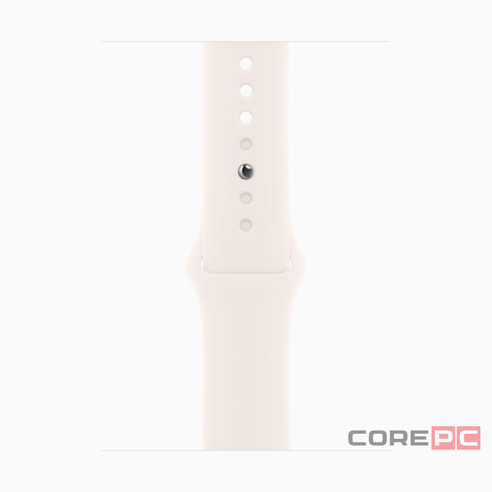 Apple Watch Series 10 42mm Silver Aluminum Case with Light Blush Sport Band (M/L)