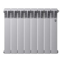 Радиатор Royal Thermo Revolution Bimetall 500 2.0/Silver Satin - 8 секц.